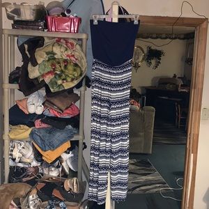 Sz lg navy blue romper by Charlotte Russe